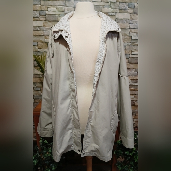 Blair Beige Jacket w/Floral Print 2X‎ - Picture 3 of 8